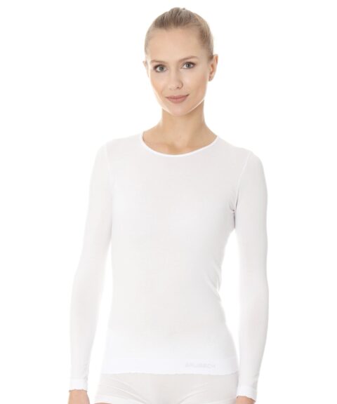 Bawełniana damska koszulka z długim rękawem COMFORT COTTON