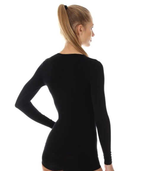 Bawełniana damska koszulka z długim rękawem COMFORT COTTON