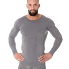 Męska koszulka z długim rękawem z wełną merino COMFORT WOOL