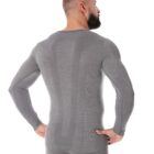 Męska koszulka z długim rękawem z wełną merino COMFORT WOOL