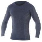 Męska koszulka z długim rękawem z wełną merino COMFORT WOOL