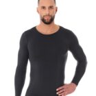Męska koszulka z długim rękawem z wełną merino COMFORT WOOL