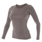 Damska koszulka z długim rękawem z wełną merino COMFORT WOOL
