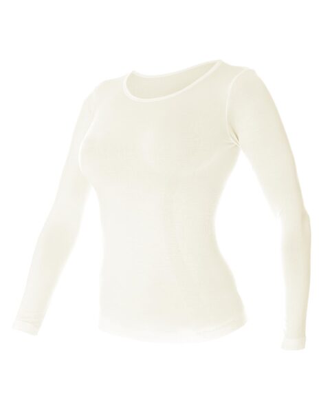 Damska koszulka z długim rękawem z wełną merino COMFORT WOOL