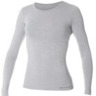Damska koszulka z długim rękawem z wełną merino COMFORT WOOL