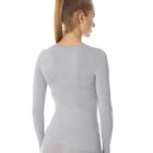 Damska koszulka z długim rękawem z wełną merino COMFORT WOOL