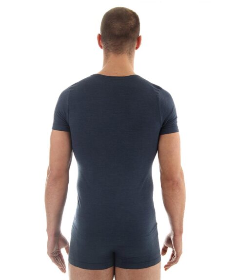 Męska wełniana koszulka z merynosów COMFORT WOOL