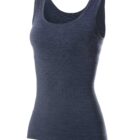 Damska koszulka na ramiączkach z wełną merino COMFORT WOOL