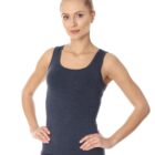 Damska koszulka na ramiączkach z wełną merino COMFORT WOOL