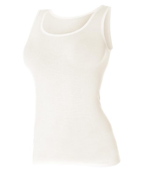 Damska koszulka na ramiączkach z wełną merino COMFORT WOOL
