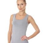 Damska koszulka na ramiączkach z wełną merino COMFORT WOOL