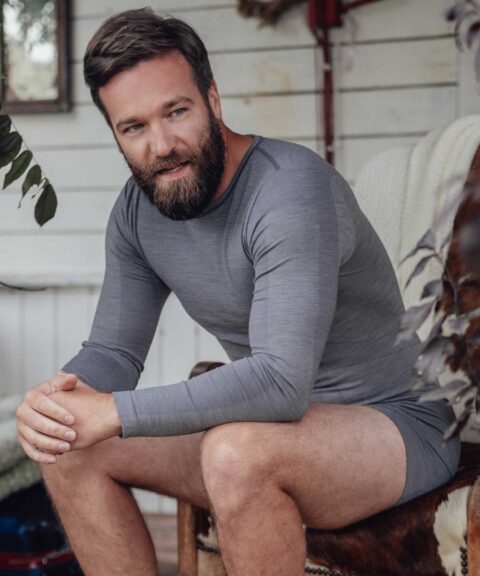 Męskie bokserki z wełną merino COMFORT WOOL