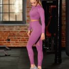 Damskie legginsy bezszwowe treningowe GYM