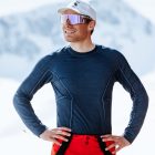 Koszulka męska wełniana z długim rękawem ACTIVE WOOL