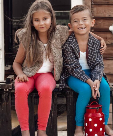 Dziecięce bawełniane legginsy COMFORT COTTON Junior