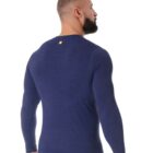 Męska koszulka z wełną merino z długim rękawem OUTDOOR WOOL