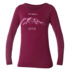 Damska koszulka z wełną merino z długim rękawem OUTDOOR WOOL