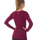 Damska koszulka z wełną merino z długim rękawem OUTDOOR WOOL