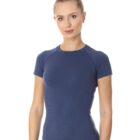 Koszulka damska z wełną merino z krótkim rękawem ACTIVE WOOL