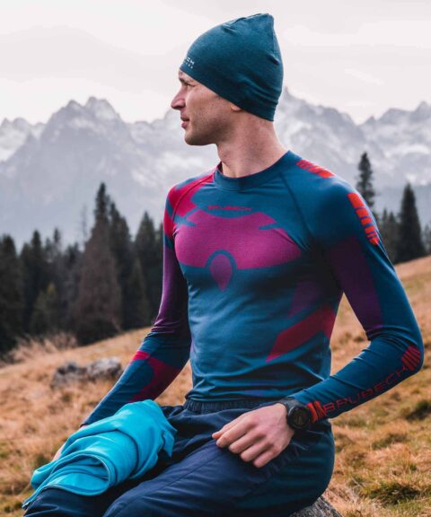 Termoaktywna męska bluza z długim rękawem DRY