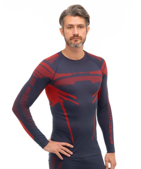 Męska termoaktywna bluza z długim rękawem DRY
