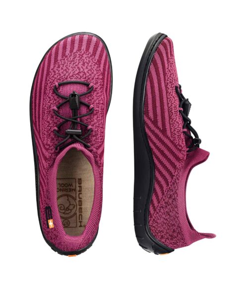 Damskie buty minimalistyczne Brubeck BAREFOOT merino