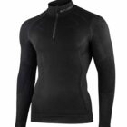 Wełniana bluza męska z krótkim ekspresem EXTREME MERINO