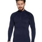 Wełniana bluza męska z krótkim ekspresem EXTREME MERINO