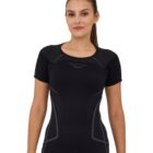 T-shirt sportowy damski z krótkim rękawem FITNESS