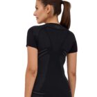 T-shirt sportowy damski z krótkim rękawem FITNESS