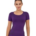T-shirt sportowy damski z krótkim rękawem FITNESS