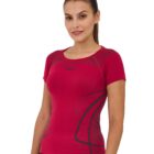 T-shirt sportowy damski z krótkim rękawem FITNESS
