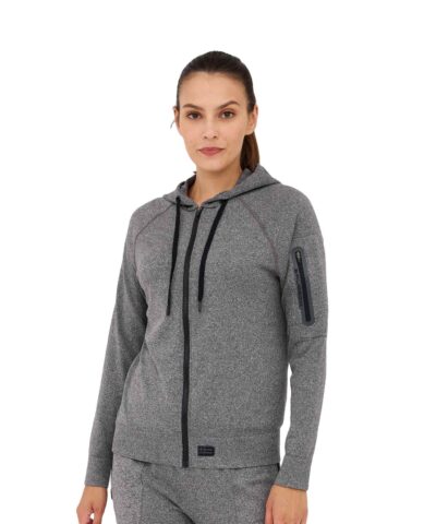 Bluza dresowa damska z kapturem OUTDOOR MERINO