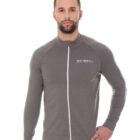Bluza męska rozpinana z wełną merino ACTIVE WOOL