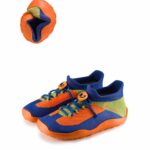 granatowy/pomarańczowy